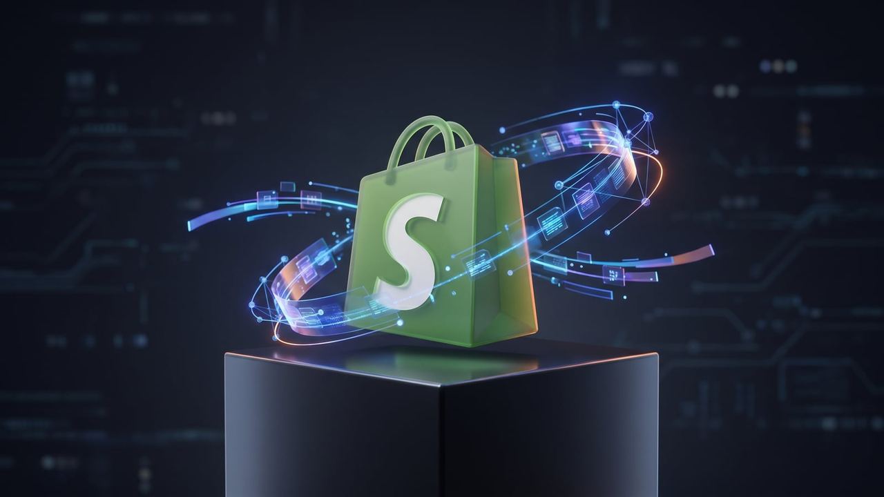 AI Commerce — Optimising Shopify for AI Search: ChatGPT & Perplexity — illustration