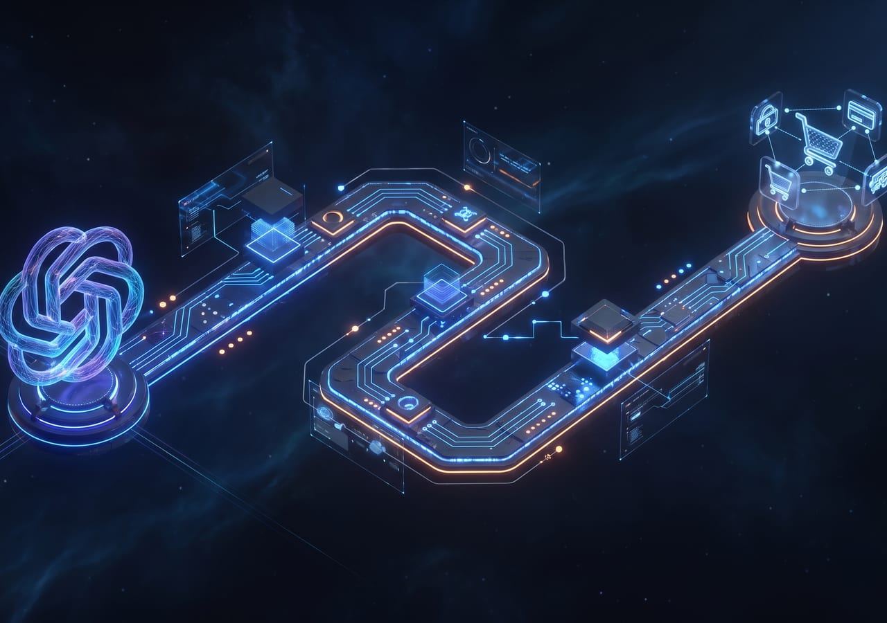 AI Commerce: Agentic Commerce Journey Discovery to Transaction, Mapped (illustration)