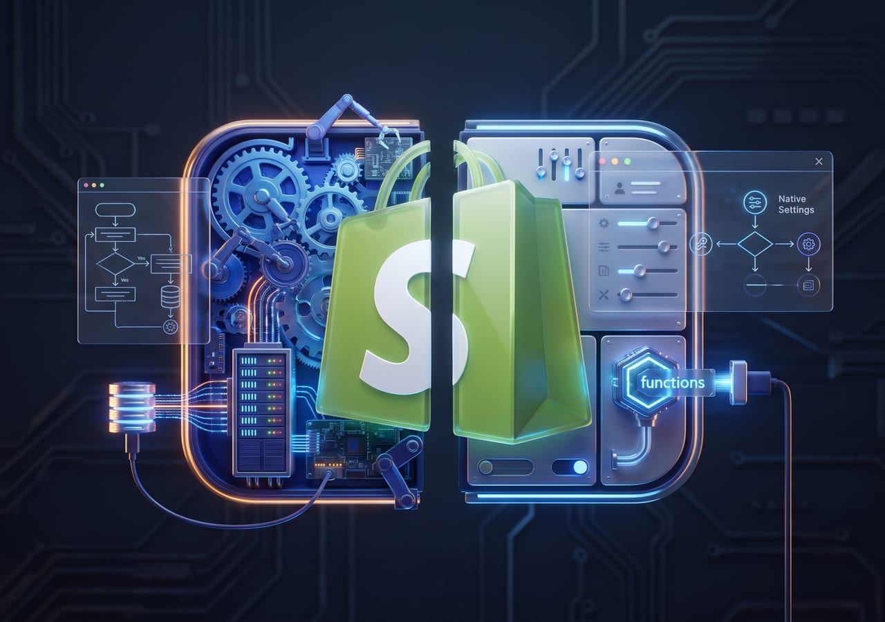 Strategy: Custom Ecommerce Development: Configure, Extend or Rebuild? (illustration)