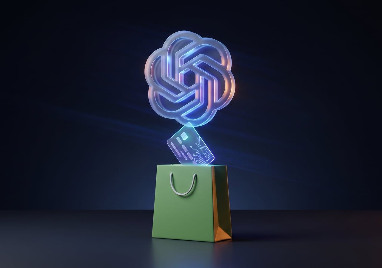 AI Commerce — Introducing GPT-5.5: Engineering Agentic Commerce (2026) — illustration