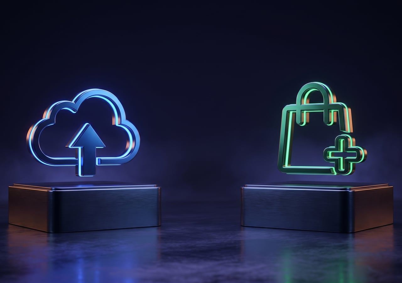 Salesforce — Salesforce Commerce Cloud vs Shopify Plus — illustration