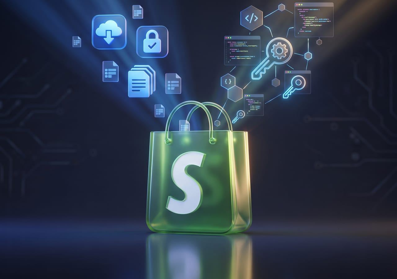 Shopify — Shopify Digital Products Licence Delivery: Build vs Buy (2026) — illustration