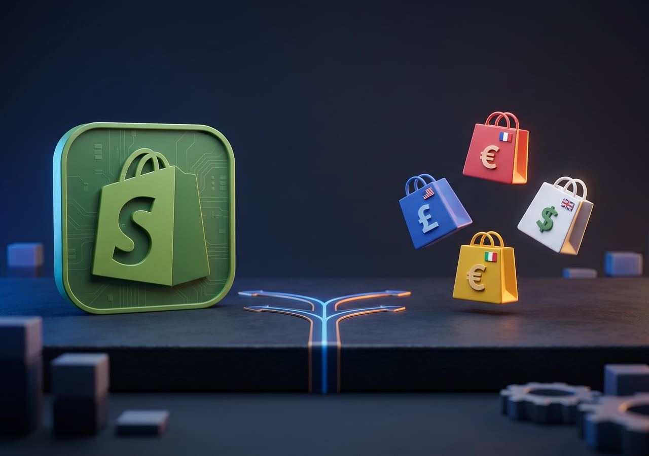 Strategy — Selling Internationally: Markets vs Multi-Store — illustration